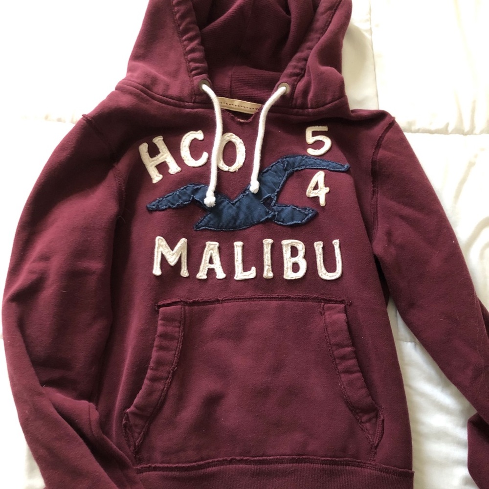 Vintage Hollister Maroon Hoodie